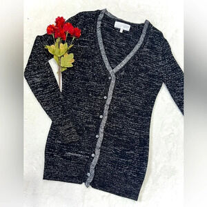 Victoria’s Secret Metallic Cashmere Blend Cardigan - Small